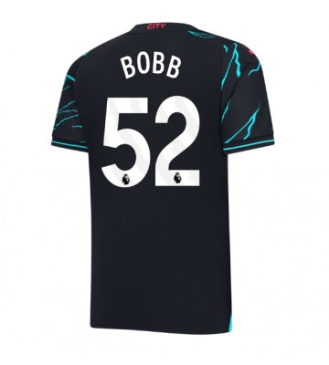 Manchester City Oscar Bobb #52 Tercera Equipación 2023-24 Manga Corta